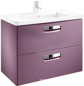 Тумба подвесная GAP 77,7*41,2*60 см, цвет виноград, с 2 выдвижными ящиками ZZ Roca Gap ZRU9302740