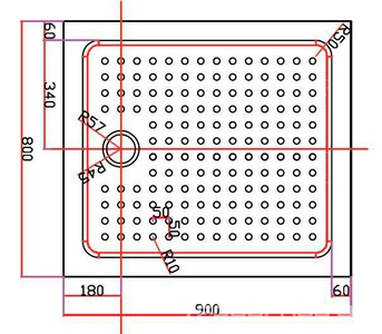 Поддон душевой 900х800h150мм, прямоугольный, отв. слива 90мм, (сифон крышка цв.хром, мет каркас, ножки в компл.), акрил цв.белый, Cezares ZZ Cezares Универсал TRAY-A-AH-90/80-15-W