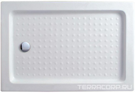 Поддон душевой 900х800h150мм, прямоугольный, отв. слива 90мм, (сифон крышка цв.хром, мет каркас, ножки в компл.), акрил цв.белый, Cezares ZZ Cezares Универсал TRAY-A-AH-90/80-15-W