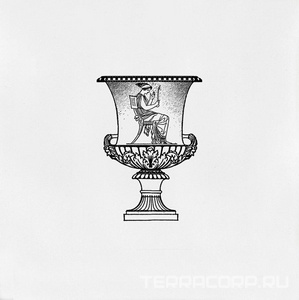 Керамическая плитка Kerama Marazzi Авеллино Декор  белый Амфора C508 15х15 Белый 