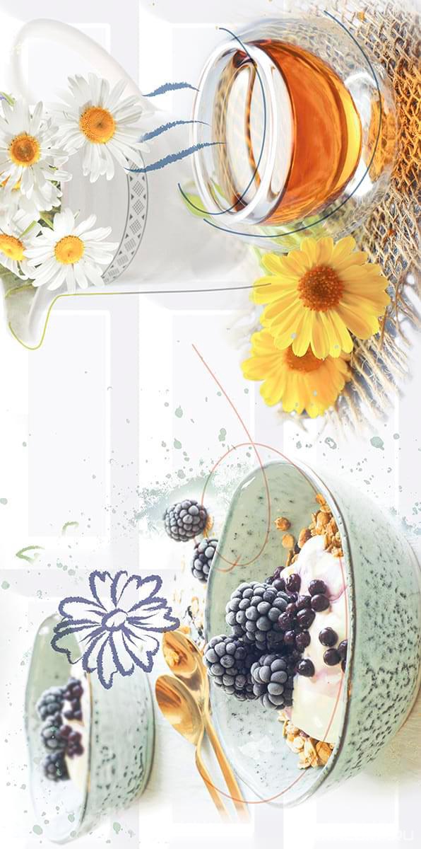 Керамическая плитка Azori Вог Декор VOGUE Morning 2 40,5х20,1 Комбинированный, фото 4