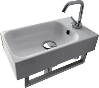 Полотенцедержатель 375мм для раковин арт.3537, 3539, 3540, (цв.хром),  ZZ Kerasan Cento 911501