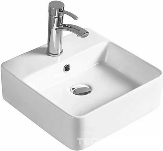 Раковина-чаша 38x38 см см, БЕЗ сифона, белая ZZ SantiLine SantiLine SL-1004