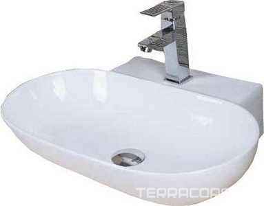 Раковина-чаша  56x40x12,5 см, БЕЗ сифона, белая XX SanycCes Pisa LA500004