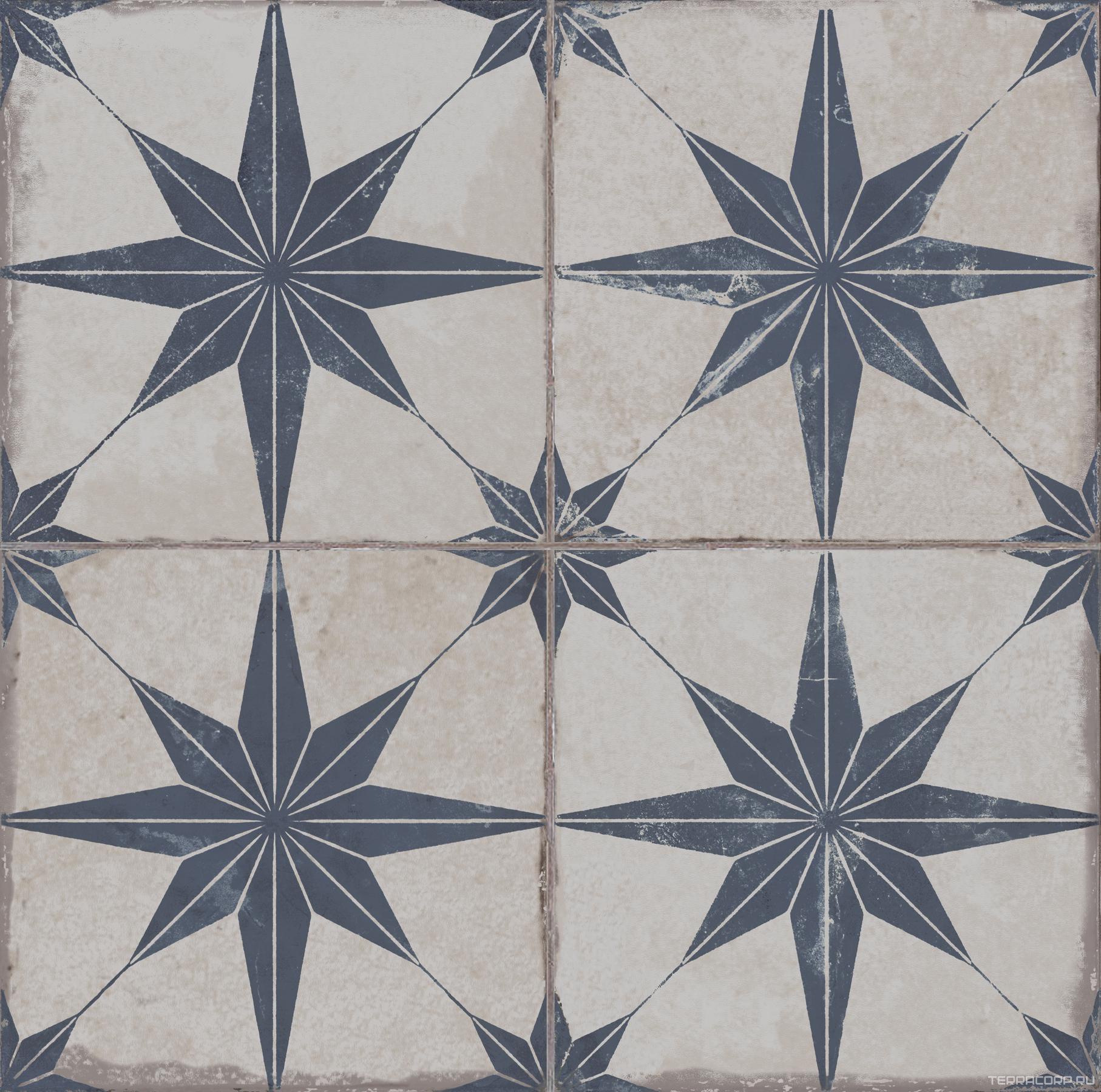 Керамогранит Etili Seramic Patchwork Scintilla Saphire Blue Pre-Cut 45x45 Голубой, фото 3