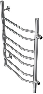 Полотенцесушитель водяной 500х800, 7 секций, боковое подключение, цв.хром ZZ Azario RAVENNA AZ07558
