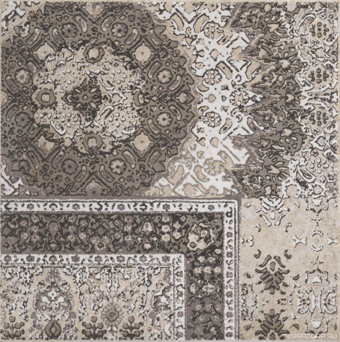 Керамогранит CIR Riabita Il Cotto Inserto Pattern Grey s/4 20x20 Серый, фото 3