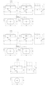 Тумба подвесная 90 см, 1 выдвижных ящика, БЕЗ столешницы и раковины, цв. вечерний серый матовый Kerama Marazzi Magica MA.90.1\EGR.M