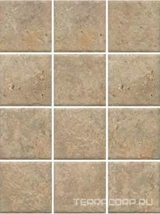 Мозаика Kerama Marazzi Брюссель  (полотно из 12 частей 9,8х9,8) бежевый матовый30x40 Бежевый 