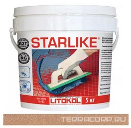 Затирка Starlike TORTORA C.490 серо-бежевый 5 кг. ZZ