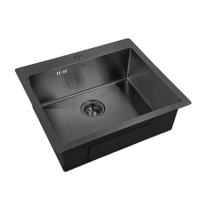 Мойка кухонная Zorg Inox PVD 5951 grafit| 51x59x20