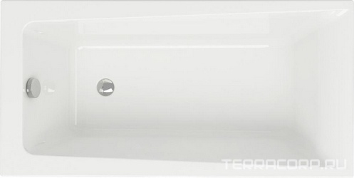 Акриловая ванна Cersanit Lorena 140 ультра белый| 140x70x43