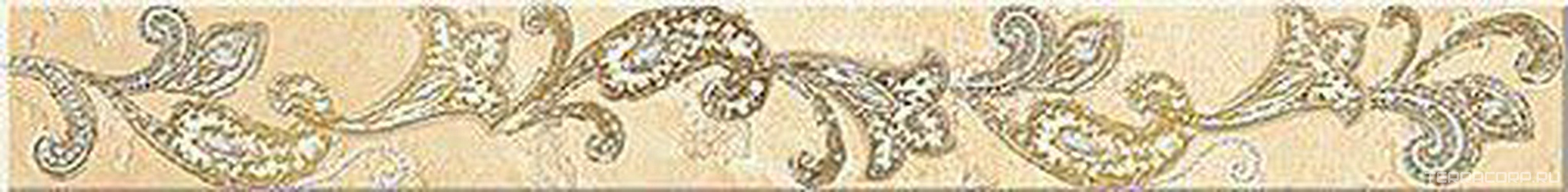 Бордюр Sfumato Beige Paisley XX l6.2x50.5