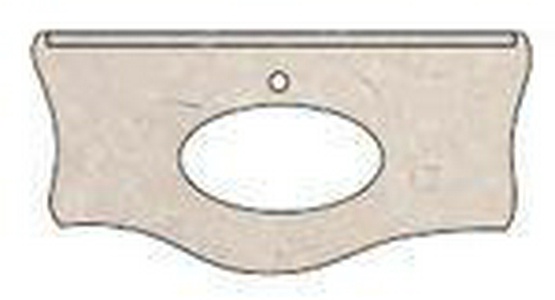 Столешница 128х57хh7см, 1 отв. д/смесит., (мрамор цв. Marmo Trani),  ZZ Cezares Carlotta CARL04.M3 Trani 1 fori