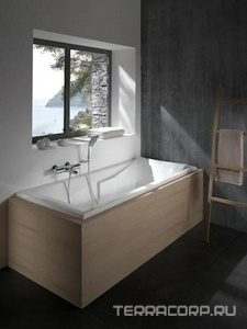 Ванна акриловая 180x80 см, БЕЗ слива-перелива, ножки в комплекте ZZ Jacob Delafon Corvette 3 E60900-00