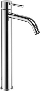 Смеситель для раковины, Высокий, без д/к, (цв.хром),  ZZ Paffoni Light LIG081CR