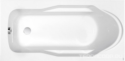 Акриловая ванна Cersanit Santana 140 ультра белый| 140x70x41