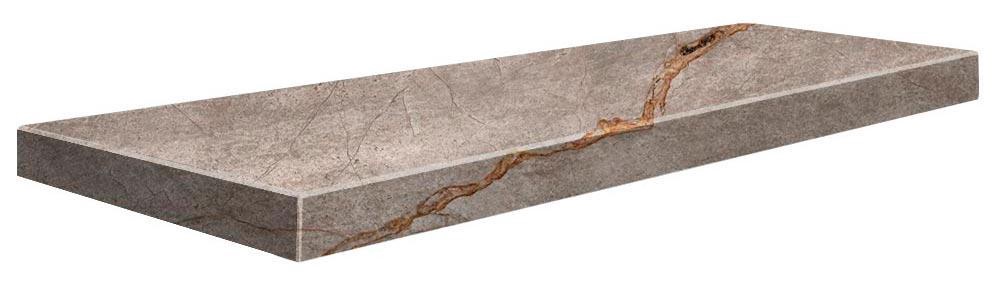 Ступени AtlasConcorde Россия EMPIRE Empire Silver Root Scal. Ang. Sx 33x60/ЭМПАИР СИЛЬВЕР РУТ СТУПЕНЬ УГЛОВАЯ ЛЕВ 33x60 Серый, фото 3