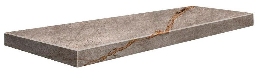 Ступени AtlasConcorde Россия EMPIRE Empire Silver Root Scal. Ang. Sx 33x60/ЭМПАИР СИЛЬВЕР РУТ СТУПЕНЬ УГЛОВАЯ ЛЕВ 33x60 Серый 