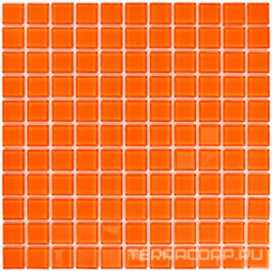 Мозаика Bonaparte Мозаика стеклянная Orange glass  (25x25x4)  30x30 Комбинированный 