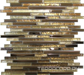 Мозаика из стекла на сетке SK10-028 ZZ |30x34