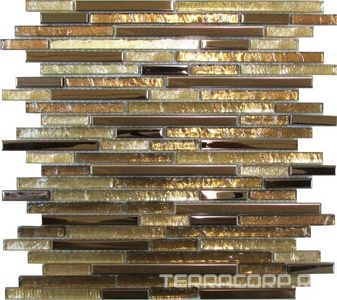 Мозаика Спектр-М Микс стекло Мозаика из стекла на сетке SK10-028 30x34 Комбинированный 