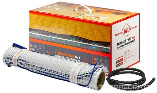  Комплект двухжильного нагревательного мата "Теплый пол №1" -80-0,5 м2 (160вт)