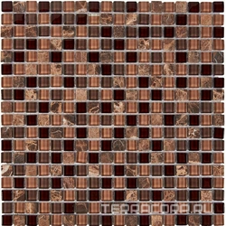 738 из мрамора и стекла (чип 15x15) 30х30