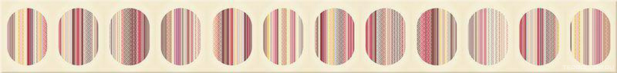 Бордюр Boho Mocca Geometry XX|7.5x63