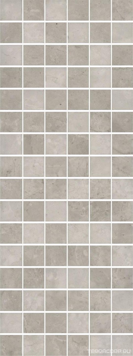Керамическая плитка Kerama Marazzi Монсанту Декор мозаичный серый светлый глянцевый 15х40 Серый, фото 7