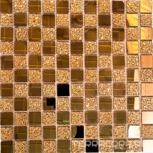 Мозаика Мастера Керамики Glass Мозаика A46 (чип 23x23) 30х30 Золотой 