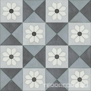 Керамическая плитка Kerama Marazzi Чементо Декор  8 матовый 20x20 Комбинированный 