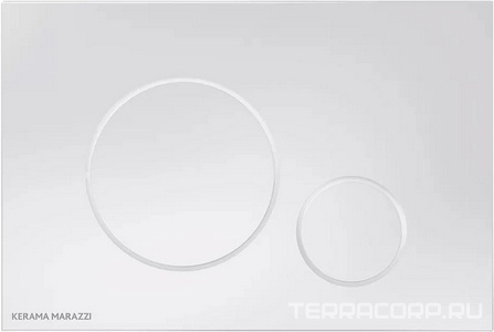 Кнопка смыва для системы инсталляции, цвет белый-глянец (круглая) Kerama Marazzi Универсал M670KM/FPR.A.WHT