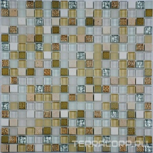 Мозаика Спектр-М Микс стекло Мозаика из стекла на сетке SK10-200 30x30 Комбинированный 