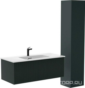 Шкаф-пенал 305х300хh1600мм, (цв.серый матовый),  ZZ La Fenice Terra FNC-05-TER-G-30