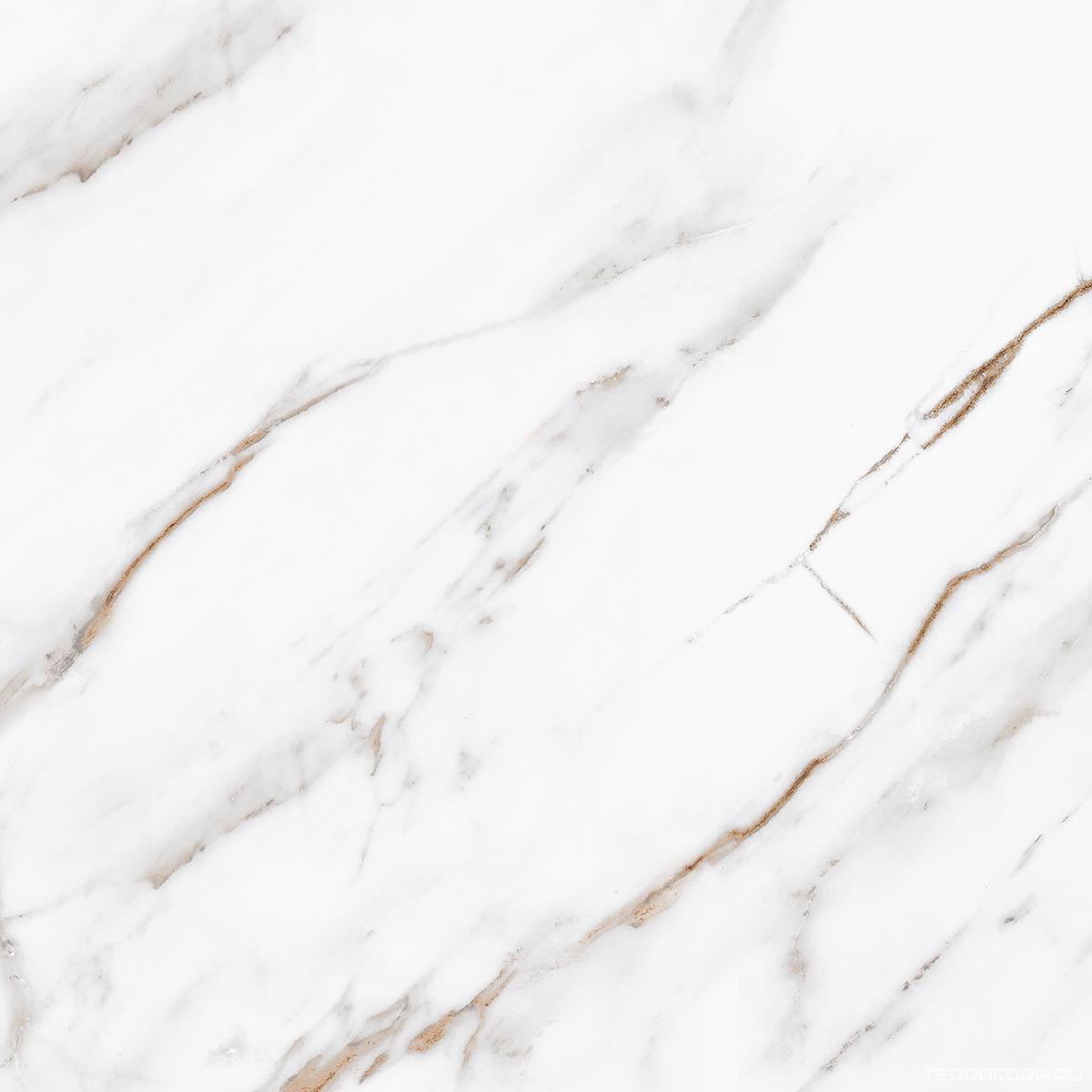 Керамогранит Eletto Calacatta Grey 42x42 Белый, фото 7