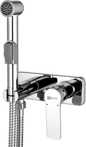 Комплект гигиенического душа (смеситель с внешней и встраив.частью, лейка, шланг, кронштейн с подводом воды 1/2), цв.хром Lemark Plus Grace LM1519C