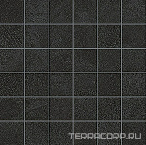 Керамогранит AtlasConcorde Россия RINASCENTE RESIN Rinascente Resin Tarmac Mosaic/Ринашенте Резин Тармак Мозаика Черный 