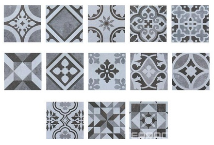 Керамическая плитка DeShun Ceramics Art Decor MIX  DC31 20x20 Комбинированный 