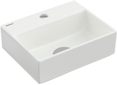 Раковина 29х24 cм, подвесная/накладная, цв.белый ZZ Berges SMALL 182012