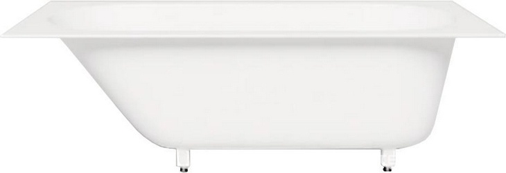 Ванна 170х75хh60cм,, литой камень Solid Surface цв.белый матовый, литые ножки, LOFO ZZ
