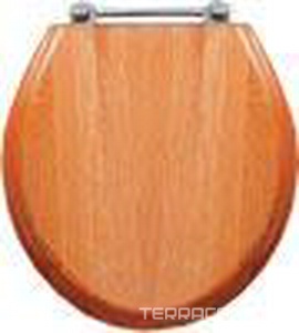 Сиденье для унитаза (массив дуба светлый), петли хром, New Etoile/Etoile ZZ Devon & Devon Универсал IBSEQUEETCR