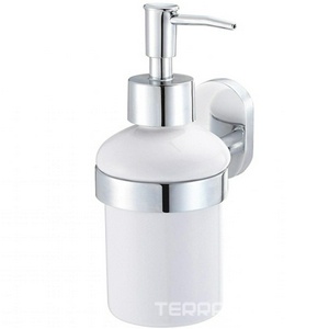 Дозатор для жидкого мыла, настенный, цв.хром XX Fora Real BR021