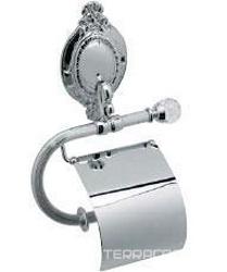 Держатель для туалетной бумаги, с крышкой 32х7хh30см, (цв. хром), Oval cristallo Z XXZ