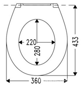 Сиденье "Делфи Экон" дюропласт, стальное крепление, микролифт, белый Haro Haro J6A/J6A101C0202Y