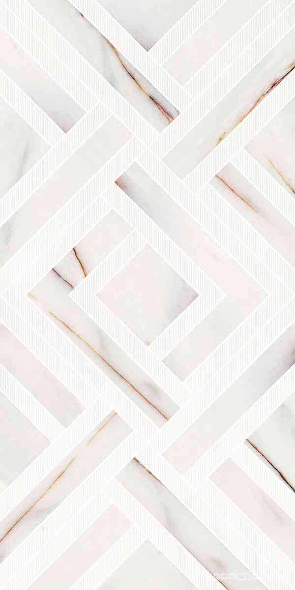 Rosso Venato Geometria 31.5x63
