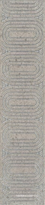 Керамическая плитка Kerama Marazzi Безана Бордюр  серый обрезной 25x5,5 Серый 