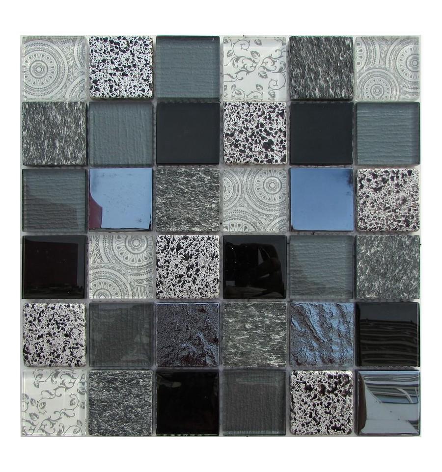 Мозаика Спектр-М Микс стекло Мозаика из стекла на сетке SK10-043 30x30 Комбинированный, фото 3