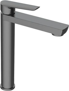 Смеситель для раковины, высокий, без донного клапана n172982, цв. оружейная сталь ESKO Lagos LG25GM