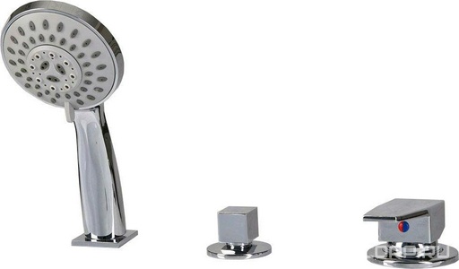 Смеситель на борт ванны  B23-A, цвет хром ZZ Aquanet Универсал 00138004